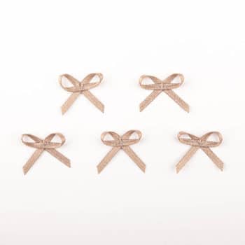 Satinschleife gold glitter für Dessous nähen