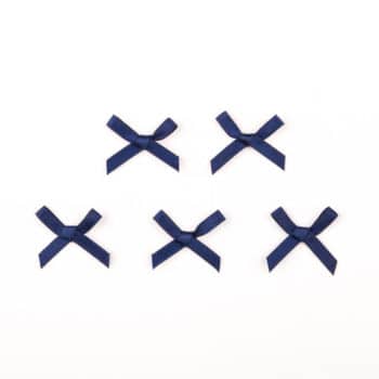 Satinschleife dunkelblau für Dessous nähen