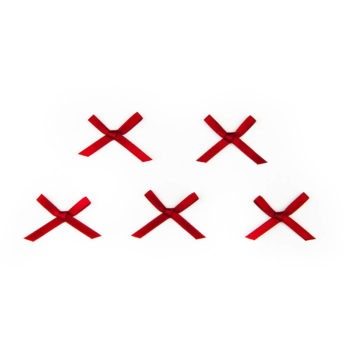 Masche kirschrot Satin