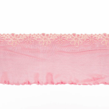 Stickerei unelastisch, golden flowers