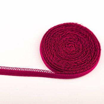 gummispitze, velourgummi kirschrot