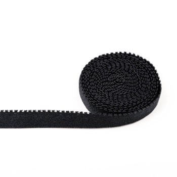 gummispitze, velourgummi schwarz