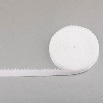 gummispitze, velourgummi weiß