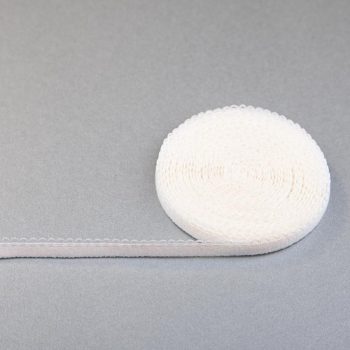 gummispitze, velourgummi, bogengummi zartes creme