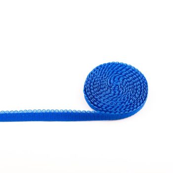 gummispitze, velourgummi, bogengummi blau