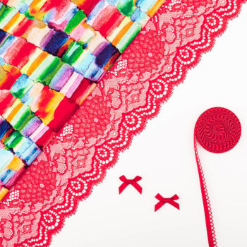 Panty Cleo Materialpaket Spitze mit Jersey