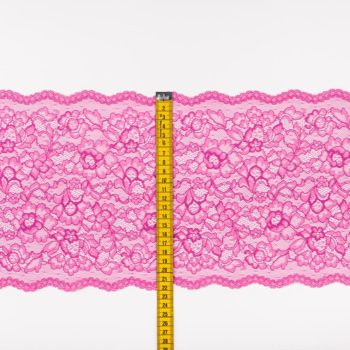 elastische Spitze in pink
