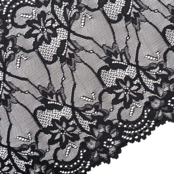 elastische Spitze schwarz