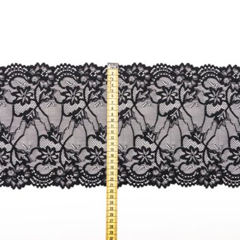 elastische Spitze schwarz
