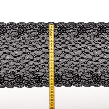 elastische Spitze schwarz