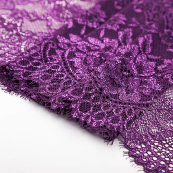 elastische Spitze violett
