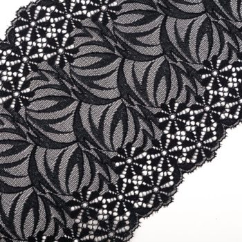 elastische spitze schwarz