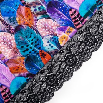 Materialpaket Panty Cleo, Jersey, elastische Spitze