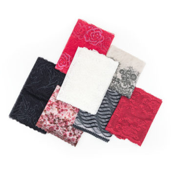 elastische spitze, unelastische stickerei, elastische stickerei