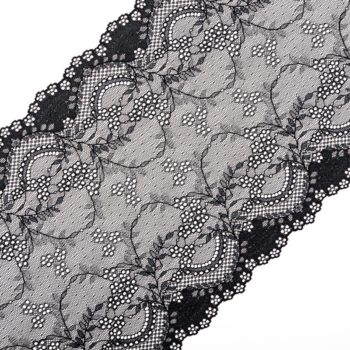 elastische spitze schwarz