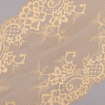 unelastische Wimpernspitze gold haut