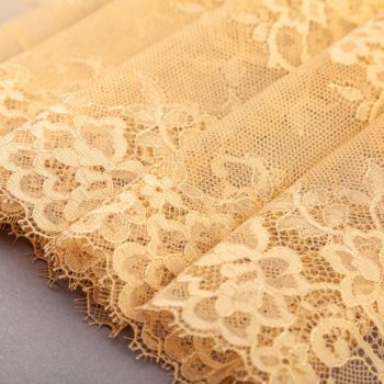 unelastische Wimpernspitze gold haut