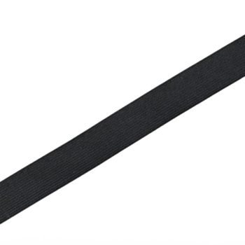 Einziehgummi 25mm schwarz