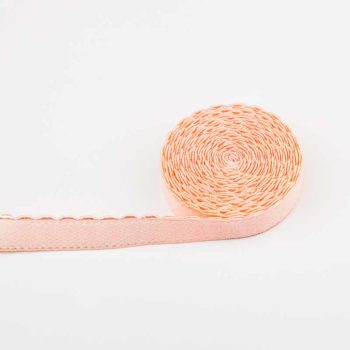 Unterbrustgummi, velourgummi, lachs