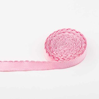 Unterbrustgummi, velourgummi, rosa