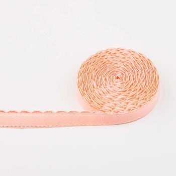 Unterbrustgummi, velourgummi, lachs