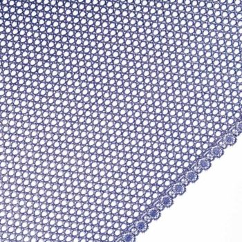 elastische Spitze mit Glanz in blau