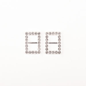 Strassconnector-Versteller-silber-8mm Strass Connector Schieber für BH Träger, Verzierung für BH Träger, Schieber für Posingbikini