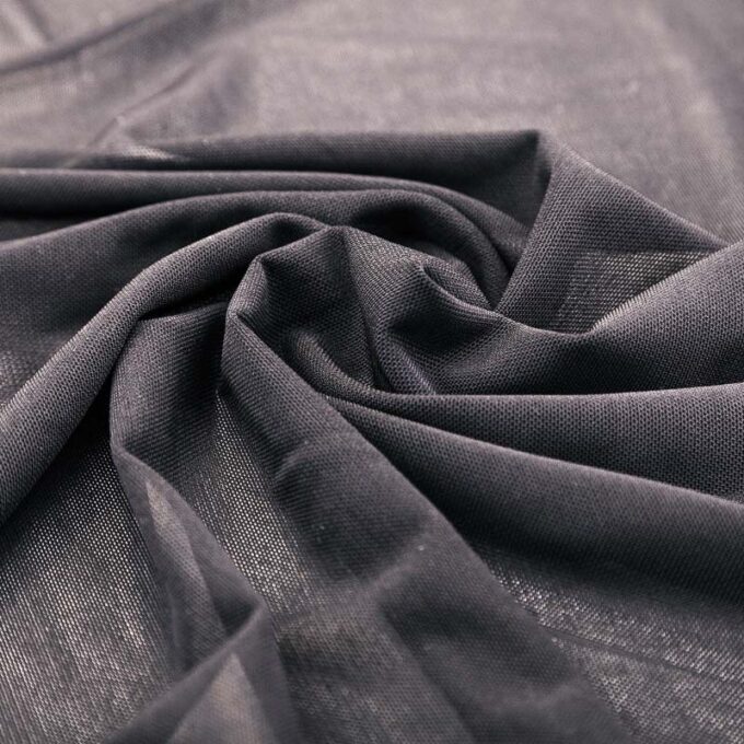 Hochelastischer Wäschetüll elastisch schwarz zum Dessous nähen