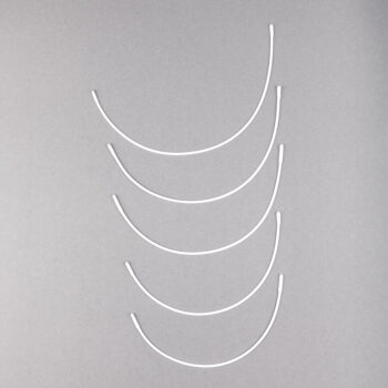 BH Bügel kurze Form aus Metall zum nähen von Bügel BHs oder um einen BH Bügel zu ersetzen