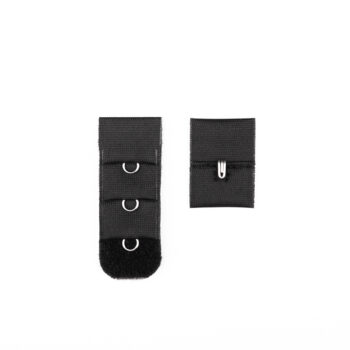 1 reihiger Verschluss zum nähen von BHs, schwarz