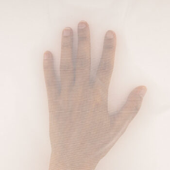 dünner Wäschetüll elastisch in creme zum Dessous nähen