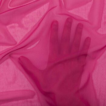 dünner Wäschetüll elastisch in der Farbe beere zum Dessous nähen