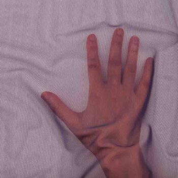 dünner Wäschetüll elastisch in der Farbe blaugrau zum Dessous nähen