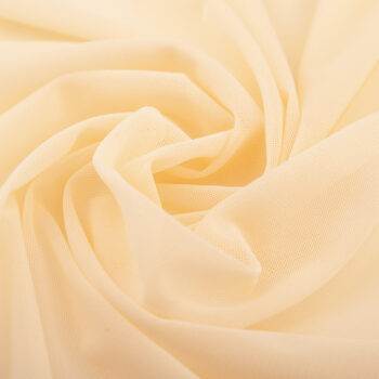 dünner Wäschetüll elastisch in der Farbe eierschale/beige zum Dessous nähen