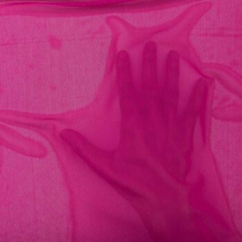 Hochelastischer Wäschetüll elastisch in magenta zum Dessous nähen