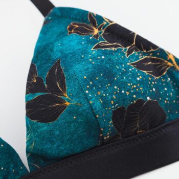 Schnittmuster für einen BH mit Softschale aus Jersey und Spitze