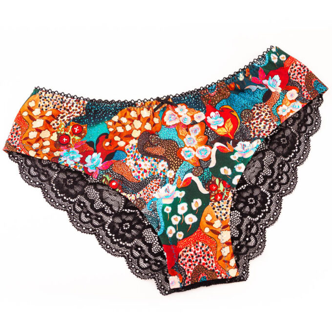 Schnittmuster Panty Cleo auf Jersey und elastischer Spitze